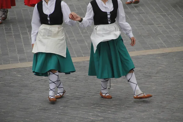 Βασκική Έκθεση Χορού Λαϊκό Φεστιβάλ — Φωτογραφία Αρχείου