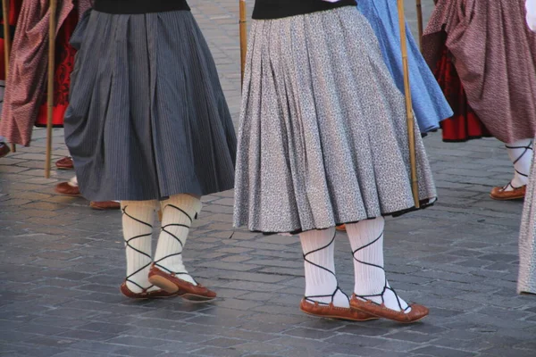 Exposición Danza Vasca Festival Folclórico —  Fotos de Stock