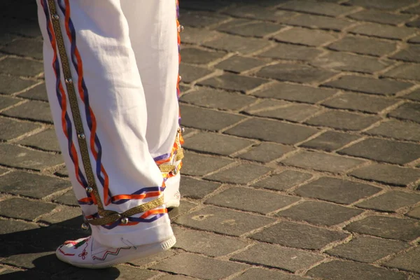 Baskijska Wystawa Taneczna Festiwalu Folkowym — Zdjęcie stockowe