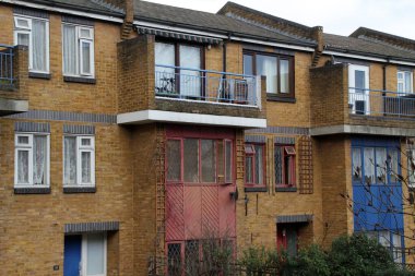 Londra 'nın klasik apartman blokları