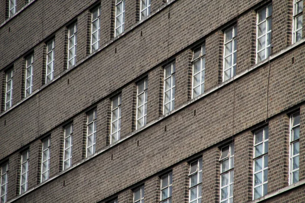 Clásico Bloque Apartamentos Londres —  Fotos de Stock