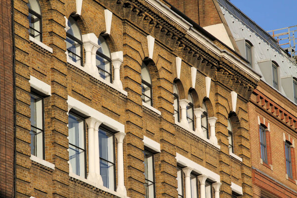 Classic apartments block of London