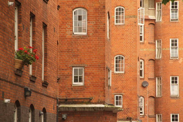 Klassischer Wohnblock London — Stockfoto