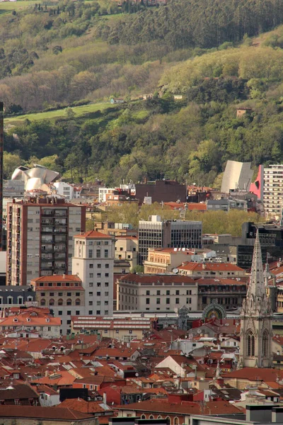 Gebäude Einem Viertel Von Bilbao — Stockfoto