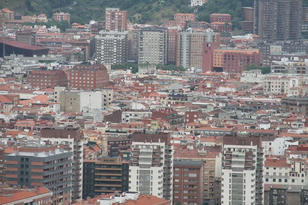 Budynek Dzielnicy Bilbao — Zdjęcie stockowe