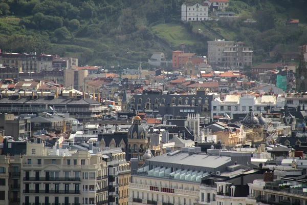 Blick Auf San Sebastian Von Einem Hügel Aus — Stockfoto