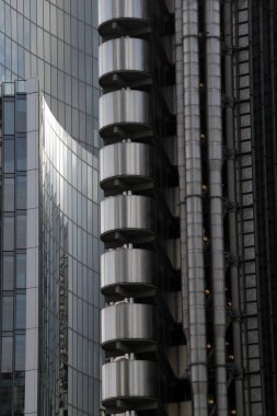 Londra 'nın finans bölgesinde binalar