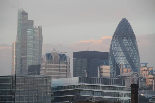 Buildings Finance District London — Stock Photo, Image