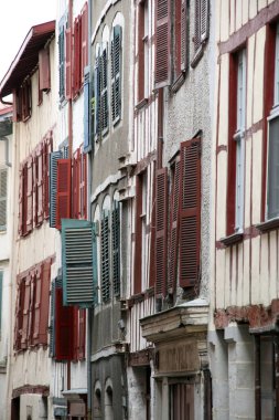 Fransa 'nın Bayonne şehrinin manzarası