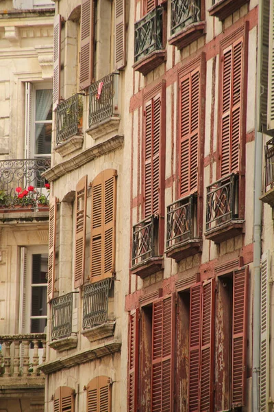Uitzicht Oude Binnenstad Van Bayonne Frankrijk — Stockfoto