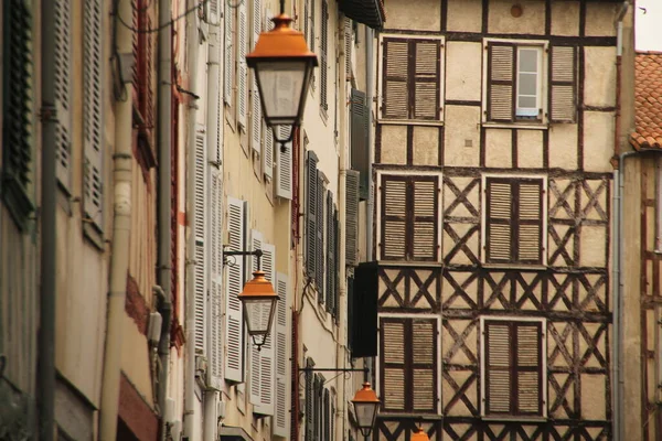 Uitzicht Oude Binnenstad Van Bayonne Frankrijk — Stockfoto