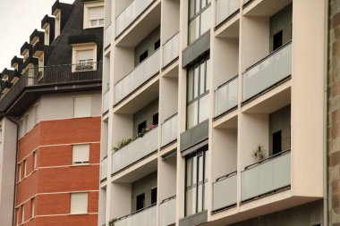 İspanya 'nın Bilbao şehrinde şehir manzarası