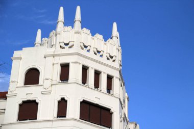 İspanya 'nın Bilbao şehrinde şehir manzarası