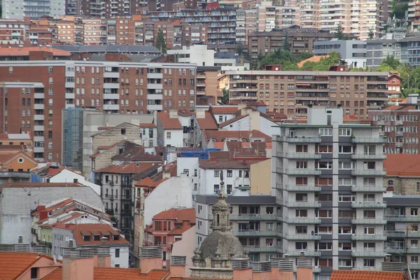 Paisaje Urbano Barrio Bilbao España — Foto de Stock