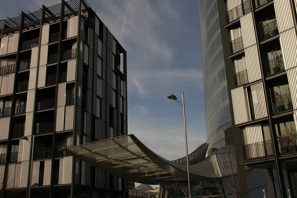 Paisaje Urbano Barrio Bilbao España — Foto de Stock