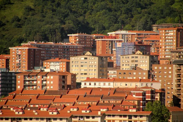 Urbanscape Neighborhood Bilbao Spain — стокове фото