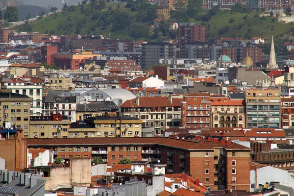 Paisaje Urbano Barrio Bilbao España — Foto de Stock