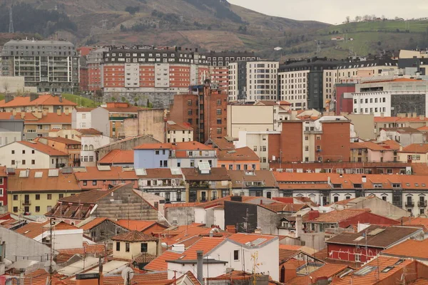 Urbanscape Sousedství Bilbao Španělsko — Stock fotografie