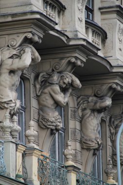 Prag Sarayı 'nda bir heykel