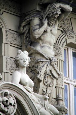 Prag Sarayı 'nda bir heykel