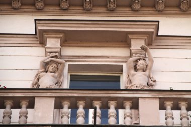 Prag Sarayı 'nda bir heykel