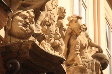 Prag Sarayı 'nda bir heykel