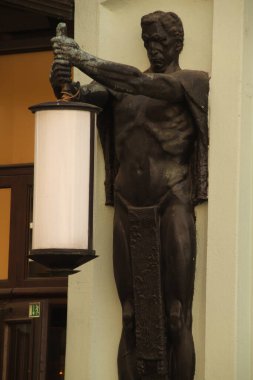 Prag Sarayı 'nda bir heykel