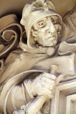 Prag Sarayı 'nda bir heykel