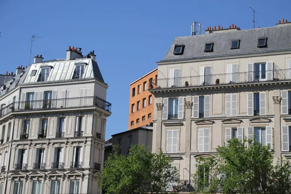 Classic Architecture Downtown Paris — Stock Photo, Image