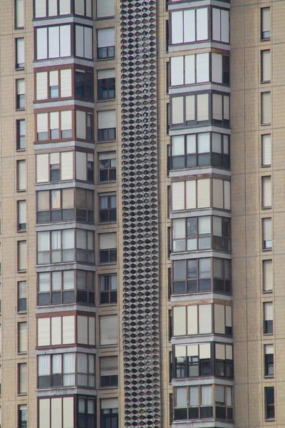 Apartamentos Blocos Bairro Bilbao — Fotografia de Stock