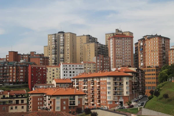 Apartmány Bloky Sousedství Bilbao — Stock fotografie