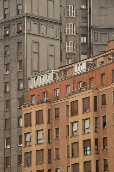 Apartments Blocks Neighborhood Bilbao — Stock Photo, Image