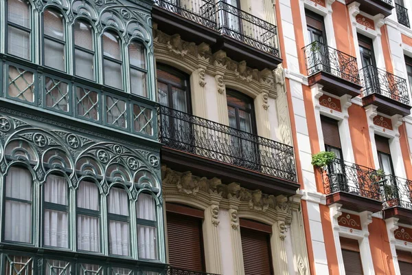 Apartments Blocks Neighborhood Bilbao — Stock Photo, Image