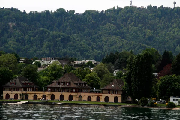 Paysage Alpin Suisse Dans Banlieue Zurich — Photo