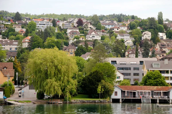 Paysage Alpin Suisse Dans Banlieue Zurich — Photo