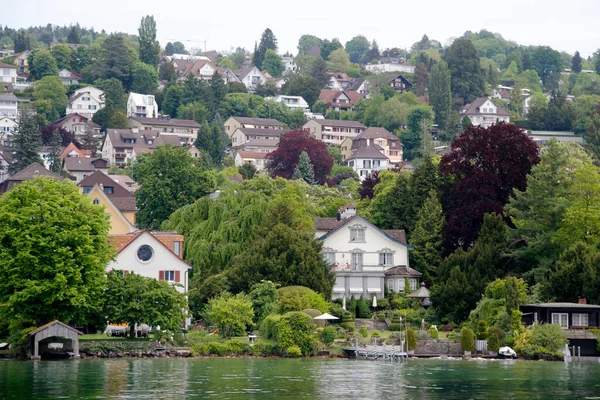 Paysage Alpin Suisse Dans Banlieue Zurich — Photo