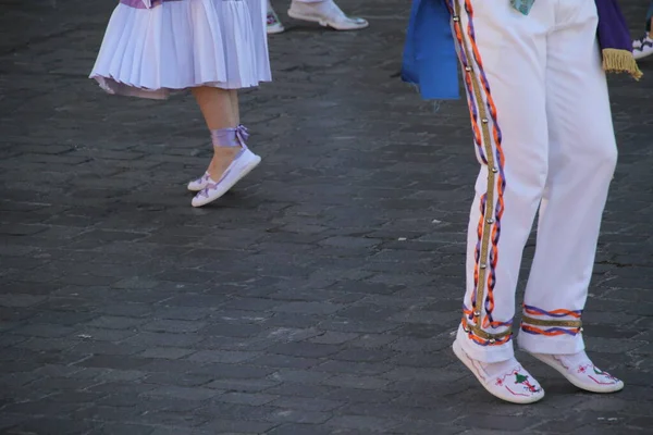 Баскська Народна Виставка Вуличному Фестивалі — стокове фото