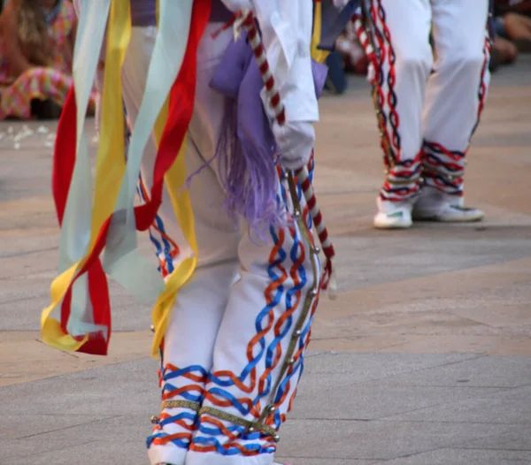 Βασκικός Χορός Λαϊκό Φεστιβάλ Του Δρόμου — Φωτογραφία Αρχείου