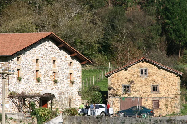 Casa Típica Vasca Campo —  Fotos de Stock