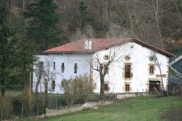 Casa Típica Vasca Campo — Foto de Stock