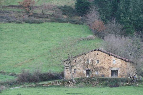 Typisch Baskisch Huis Het Platteland — Stockfoto