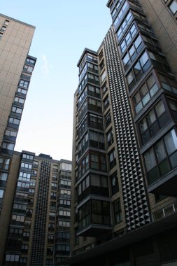 İspanya 'nın Bilbao şehrinde şehir manzarası