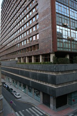 İspanya 'nın Bilbao şehrinde şehir manzarası