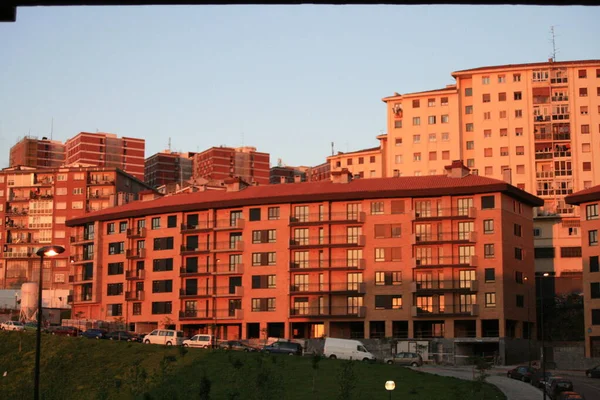 Urbanscape Neighborhood Bilbao Spain — стокове фото