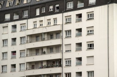 İspanya 'nın Bilbao şehrinde şehir manzarası