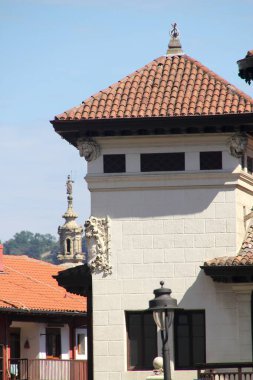 İspanya 'nın Bilbao şehrinde şehir manzarası