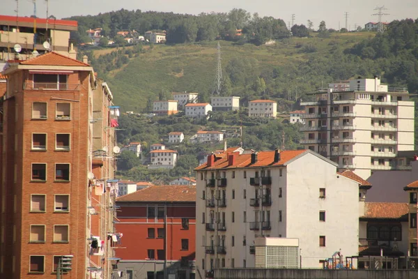 Урбанизация Районе Бильбао Испания — стоковое фото