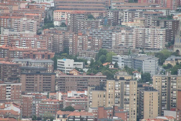 Miejskie Krajobrazy Dzielnicy Bilbao Hiszpania — Zdjęcie stockowe