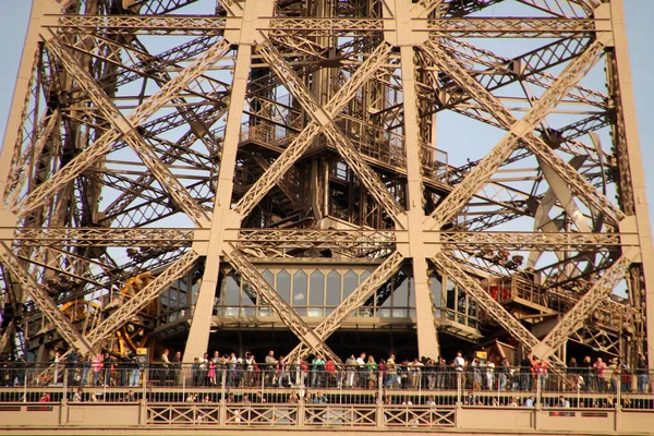 Detalhe Torre Eiffel Paris — Fotografia de Stock