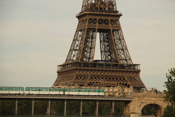 Dettaglio Della Torre Eiffel Parigi — Foto Stock